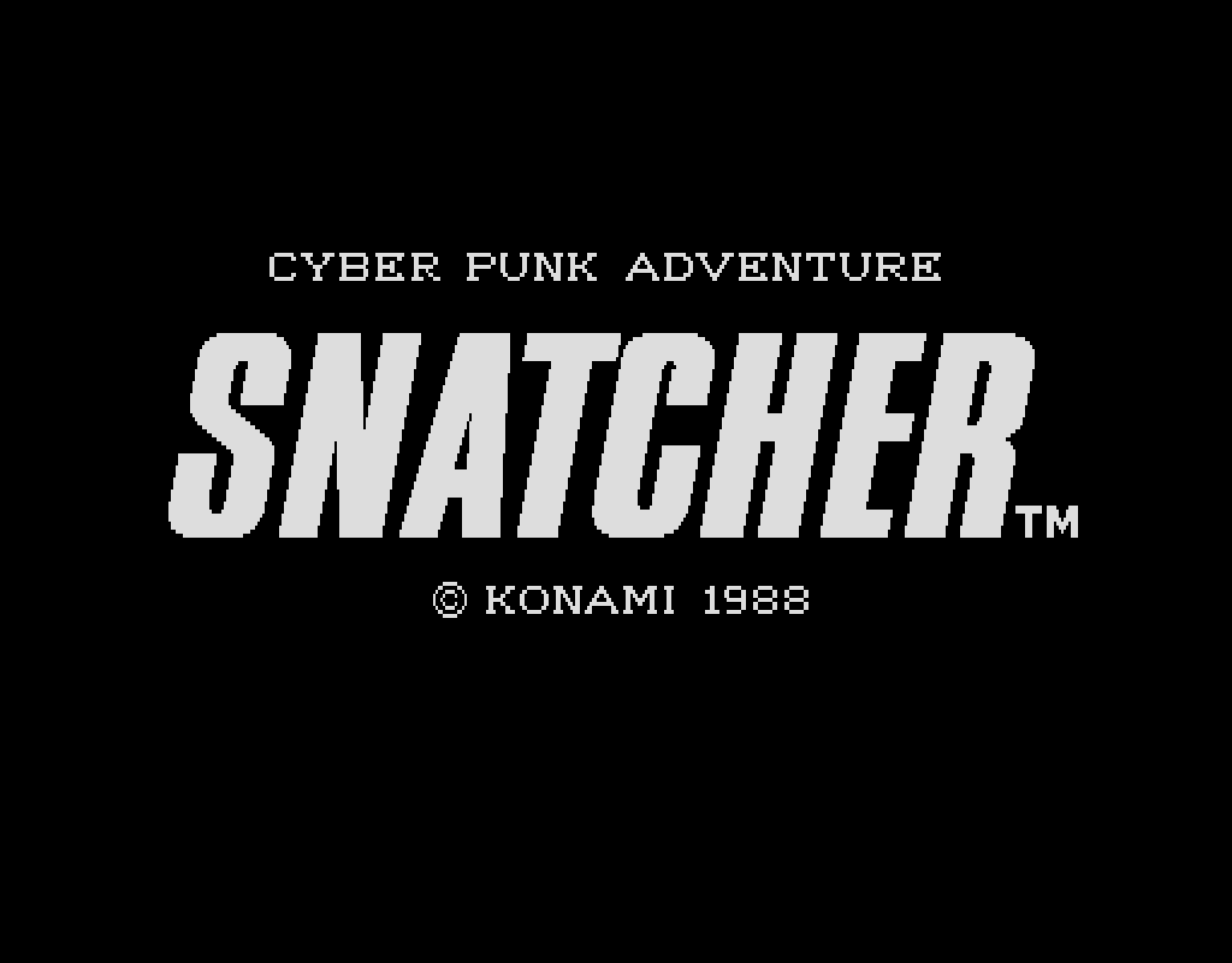 Snatcher (MSX2) (gamerip) (1988) MP3 - Download Snatcher